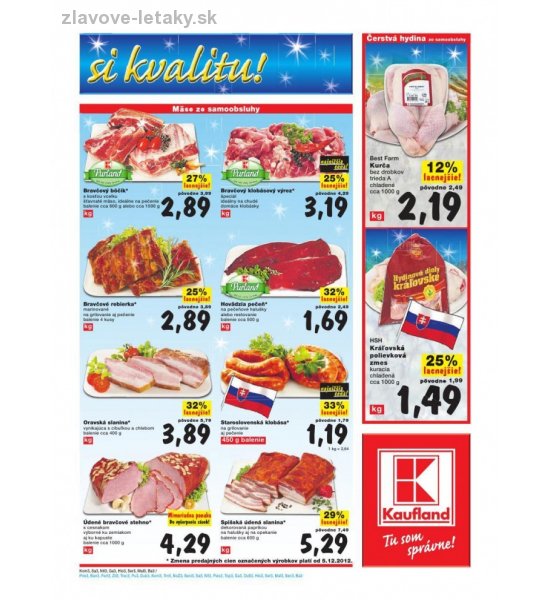 Vianon ndielka Kaufland strana 1